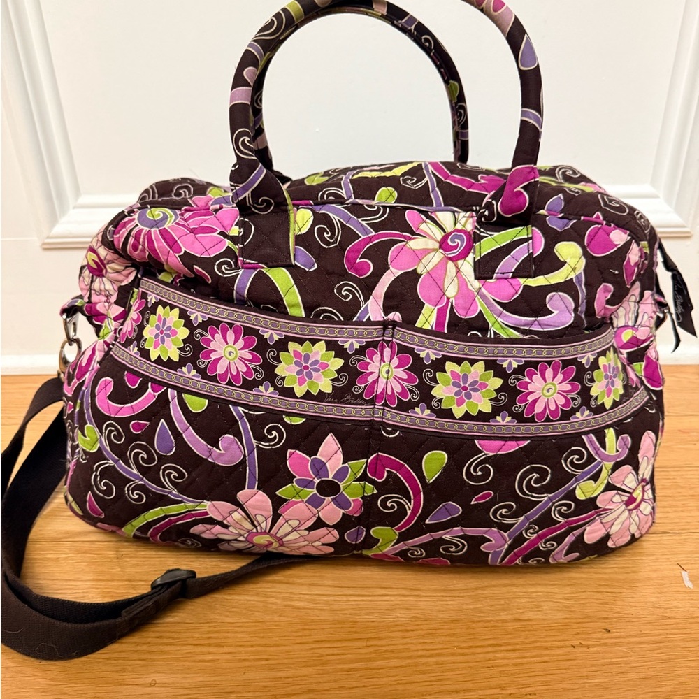 Vera Bradley, purple punch weekender bag - Picture 2 of 6